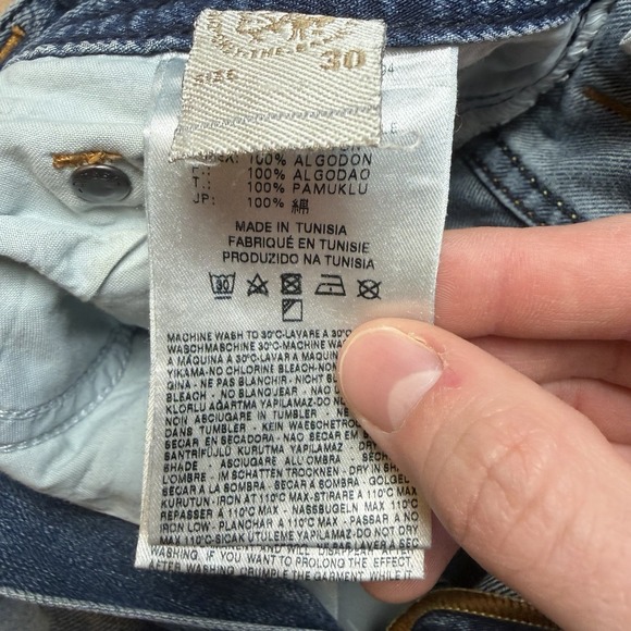 Diesel Safado Jeans Men 32x34 Blue Slim Straight Cotton Designer 0807U (Tag30) - Picture 8 of 15